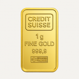 Credit Suisse 1 Gram 24 Carat Gold Bar – Affordable Investment in Pure Gold
