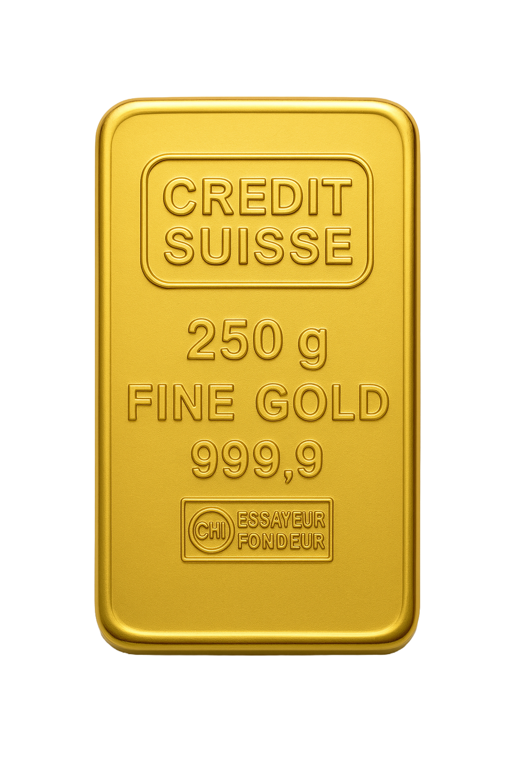Credit Suisse 500 Gram 24 Carat Gold Bar