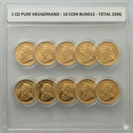 Maple Leaf Gold Coins – 1oz (31.1g) × 10 | 24ct Pure Gold Bundle