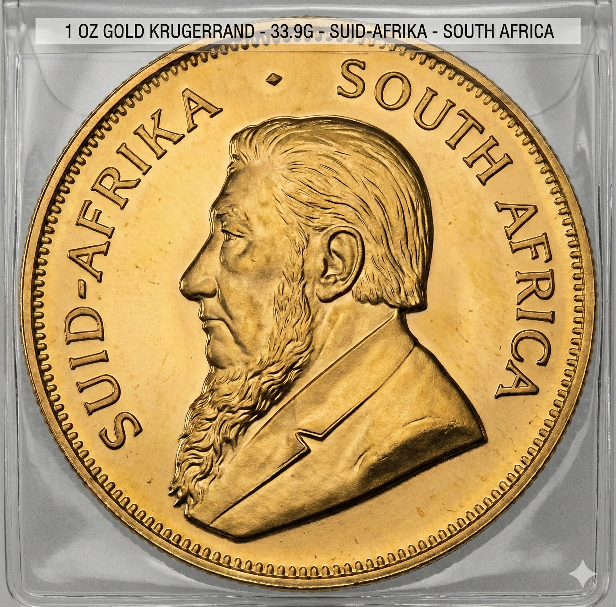 Krugerrand Gold Coin – 1oz (33.9g)