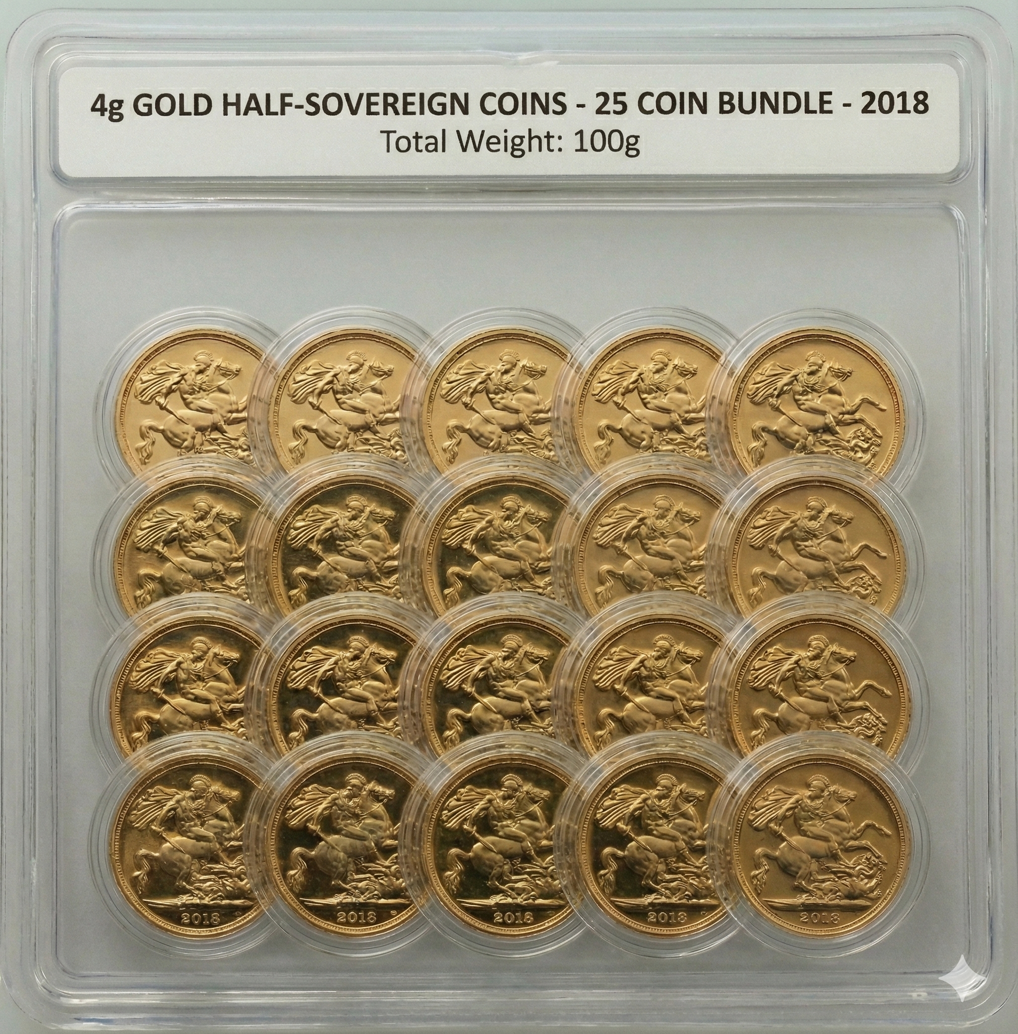 Half Sovereign Gold Coins – 4g × 20 Coins or More (Call for Quote)