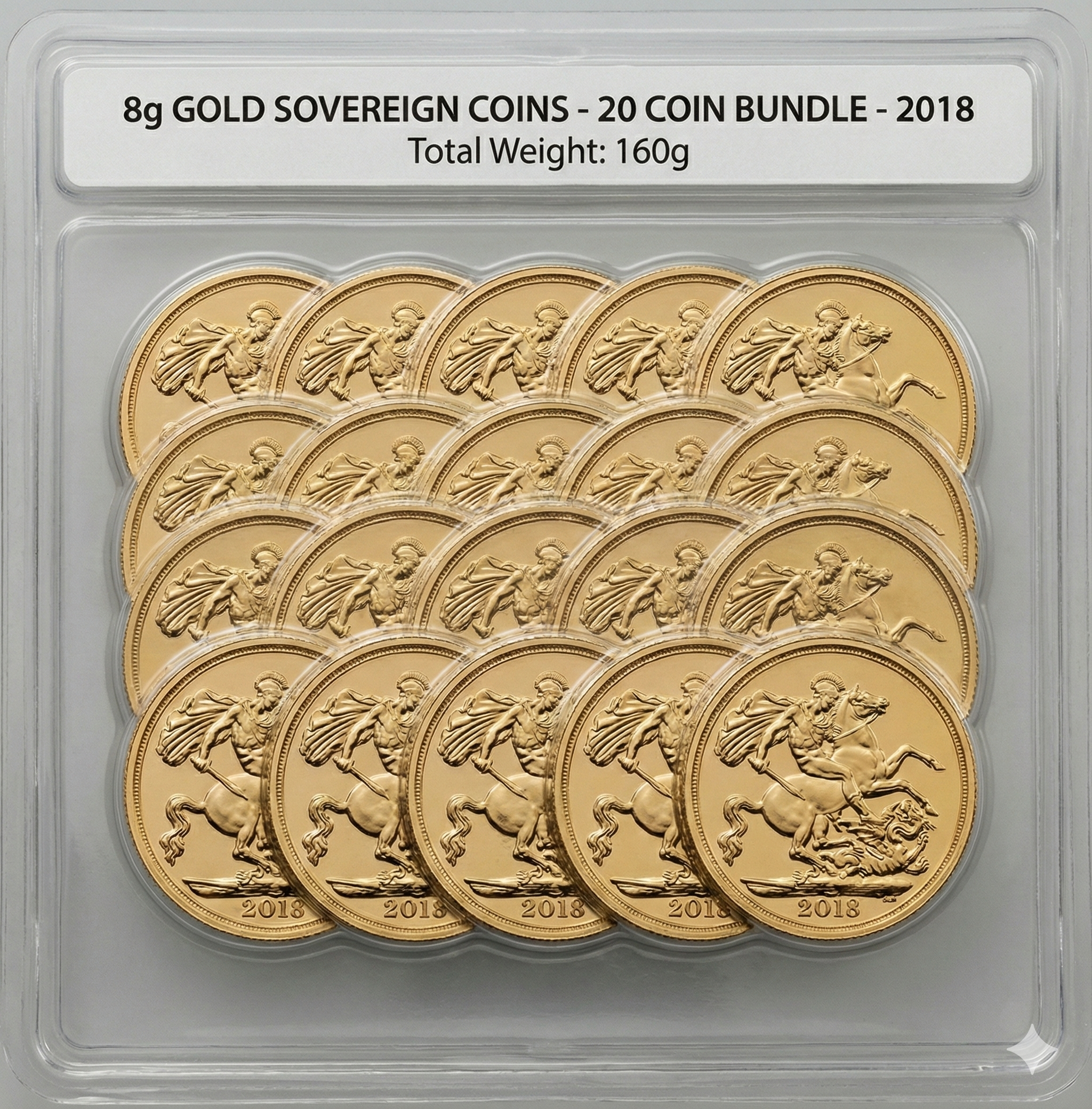 Sovereign Gold Coins – 8g × 20 Coins or More (Call for Quote)