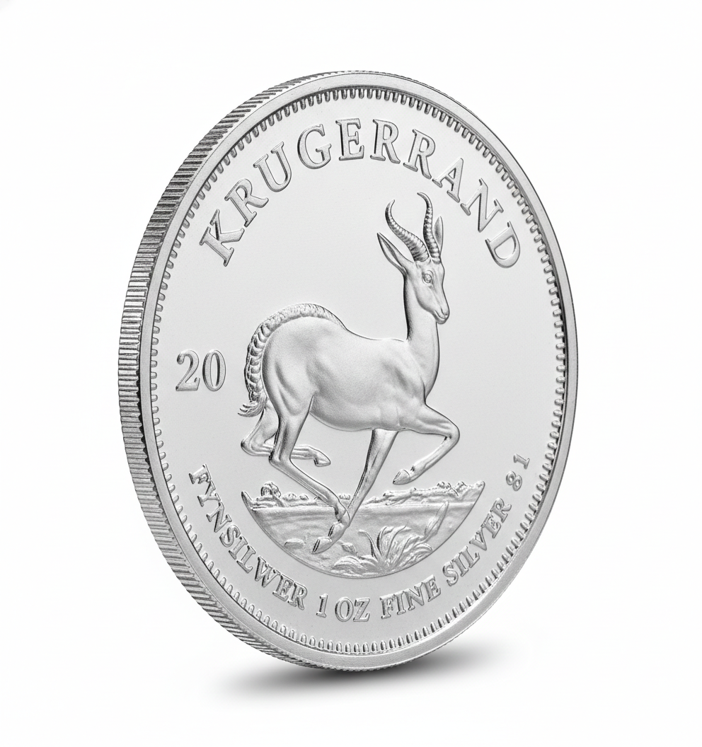1oz Silver Krugerrand Coin | 31.1g | 999 Fine Silver